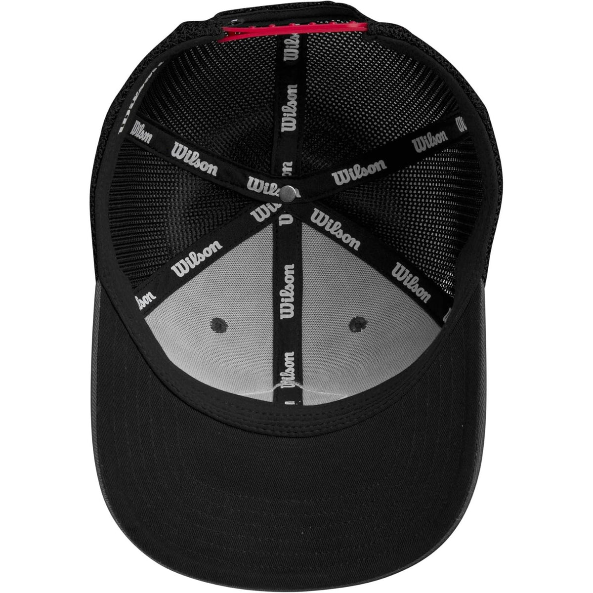 Wilson Golf 1914 snapback hat featuring a structured front panel with vintage-inspired Wilson Golf patch, breathable mesh back, and adjustable snapback closure for a classic look and comfortable fit on or off the course.