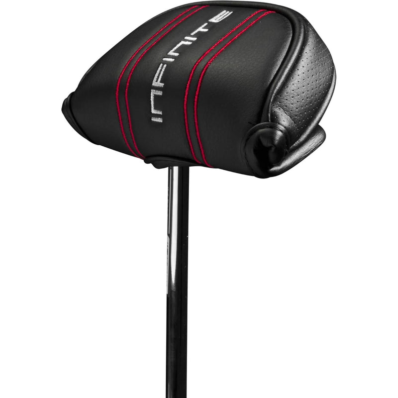 Wilson Infinite® South Side putter featuring a classic blade-style design with precision-milled face, counterbalanced weighting, and clean alignment lines to deliver improved feel, control, and consistency on the greens.