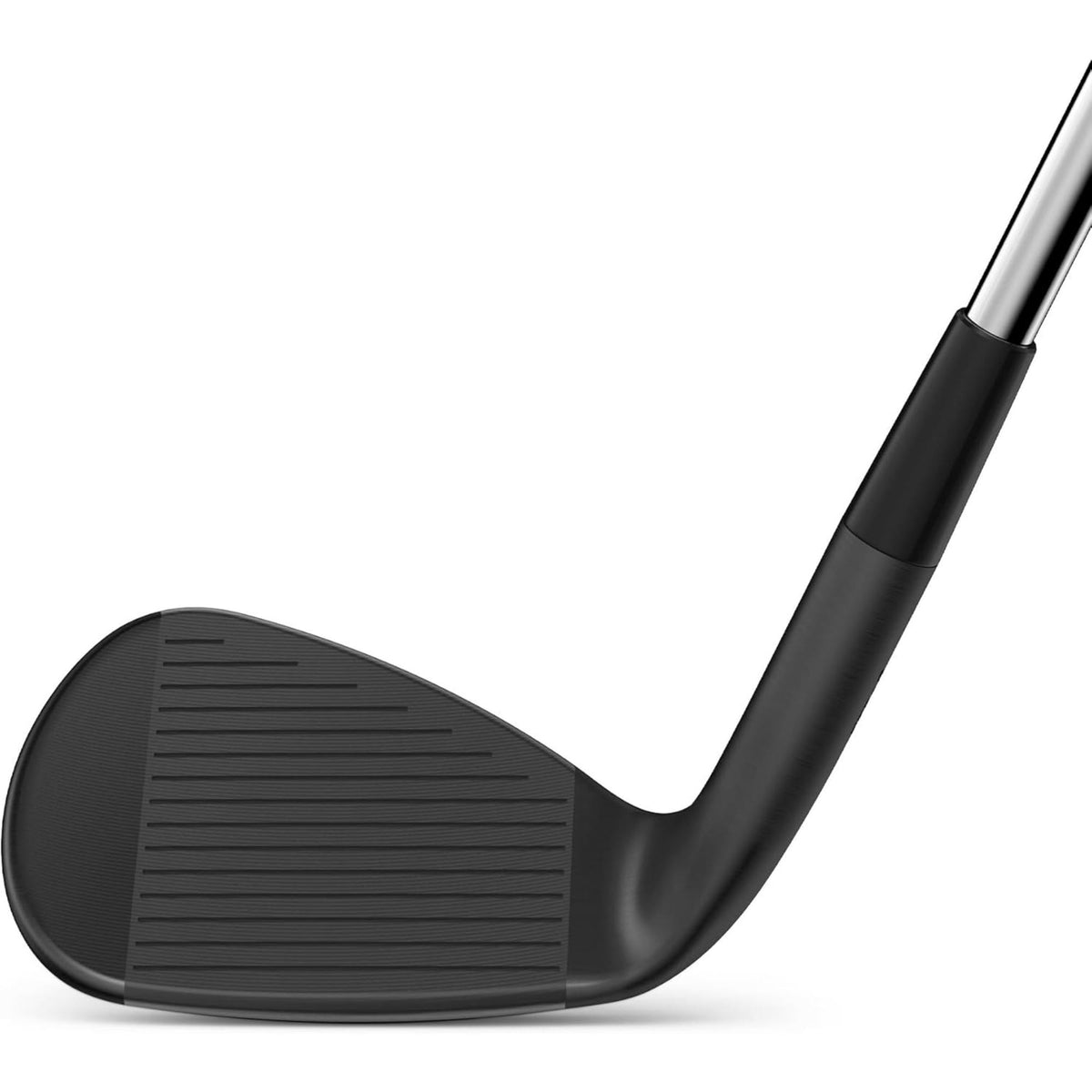 Wilson Golf Infinite wedge featuring a matte black finish, TPU Feel insert, and cavity-back design for improved control and consistency around the greens.
