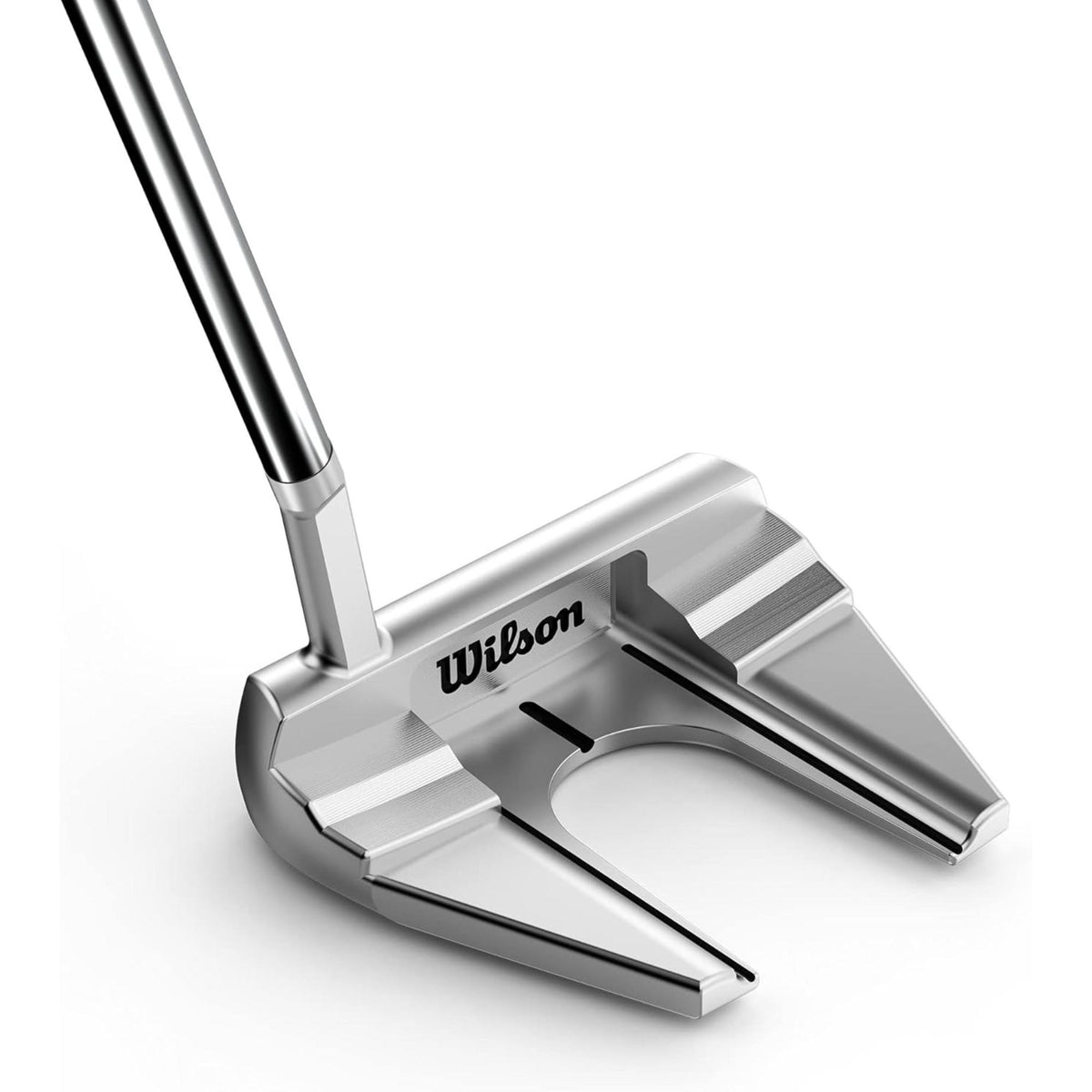 Wilson Staff Model TM22 putter featuring a precision-milled face, classic blade design, and premium stainless steel construction for exceptional feel, control, and consistency on the greens.