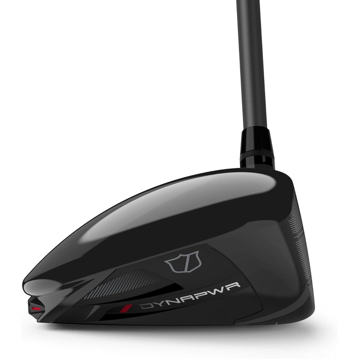 Wilson Golf DYNAPWR Max driver featuring a black aerodynamic club head with adjustable weighting, PKR-360 technology, and 10.5° loft.