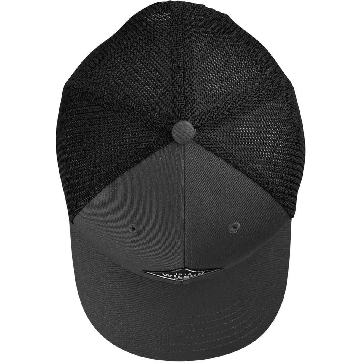 Wilson Golf 1914 snapback hat featuring a structured front panel with vintage-inspired Wilson Golf patch, breathable mesh back, and adjustable snapback closure for a classic look and comfortable fit on or off the course.