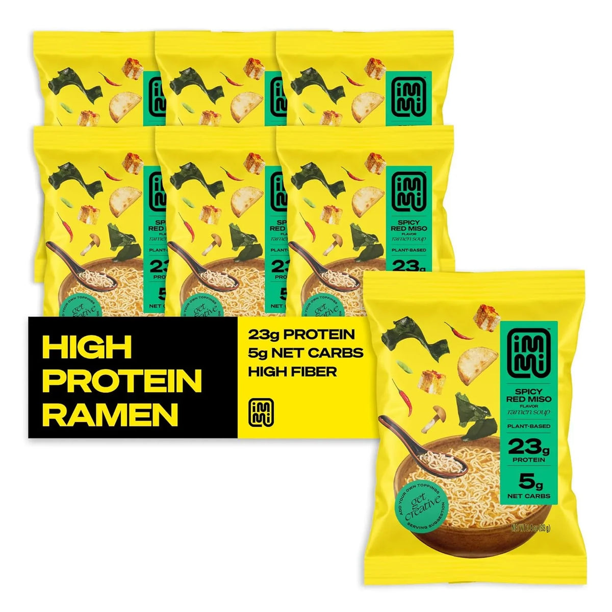Immi Spicy Red Miso Ramen, 2 oz (Case of 6)