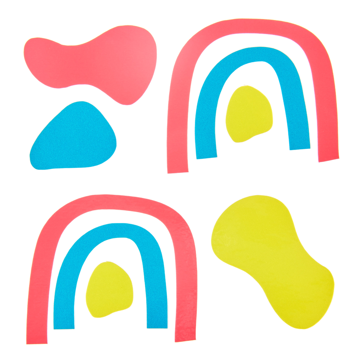 IRREGULAR SHAPES REFLECTIVE DECALS - SP-S45m0002 - Great Call Athletics