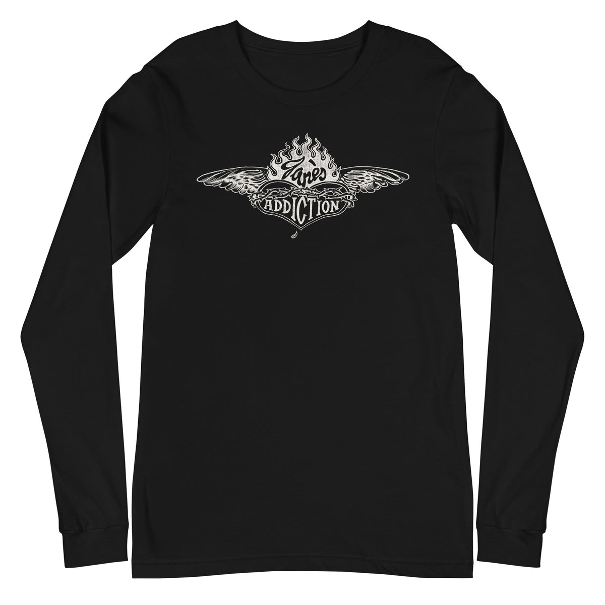 Jane's Addiction - Badge Logo Long Sleeve T-Shirt