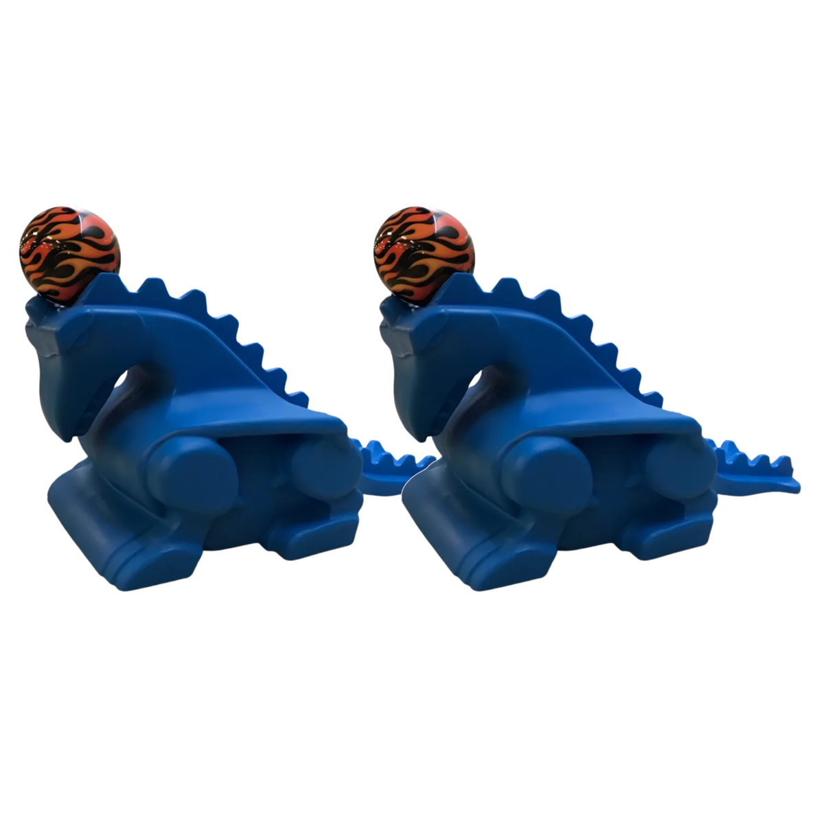 Jayhawk Glow Dragon Bowling Ramp Blue Pair of 2