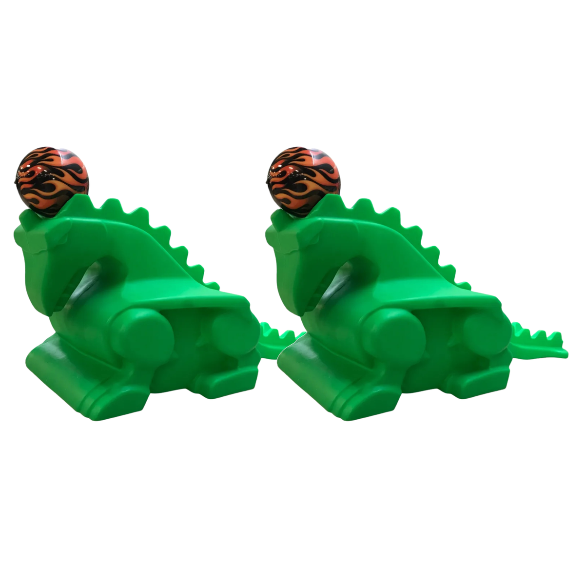 Jayhawk Glow Dragon Bowling Ramp Green Pair of 2