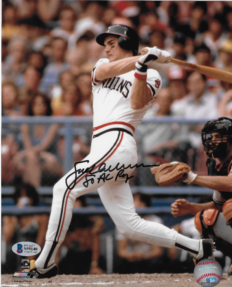 Joe Charboneau Autographed Cleveland Indians 8x10 Photo W/80 AL ROY Beckett Authenticated
