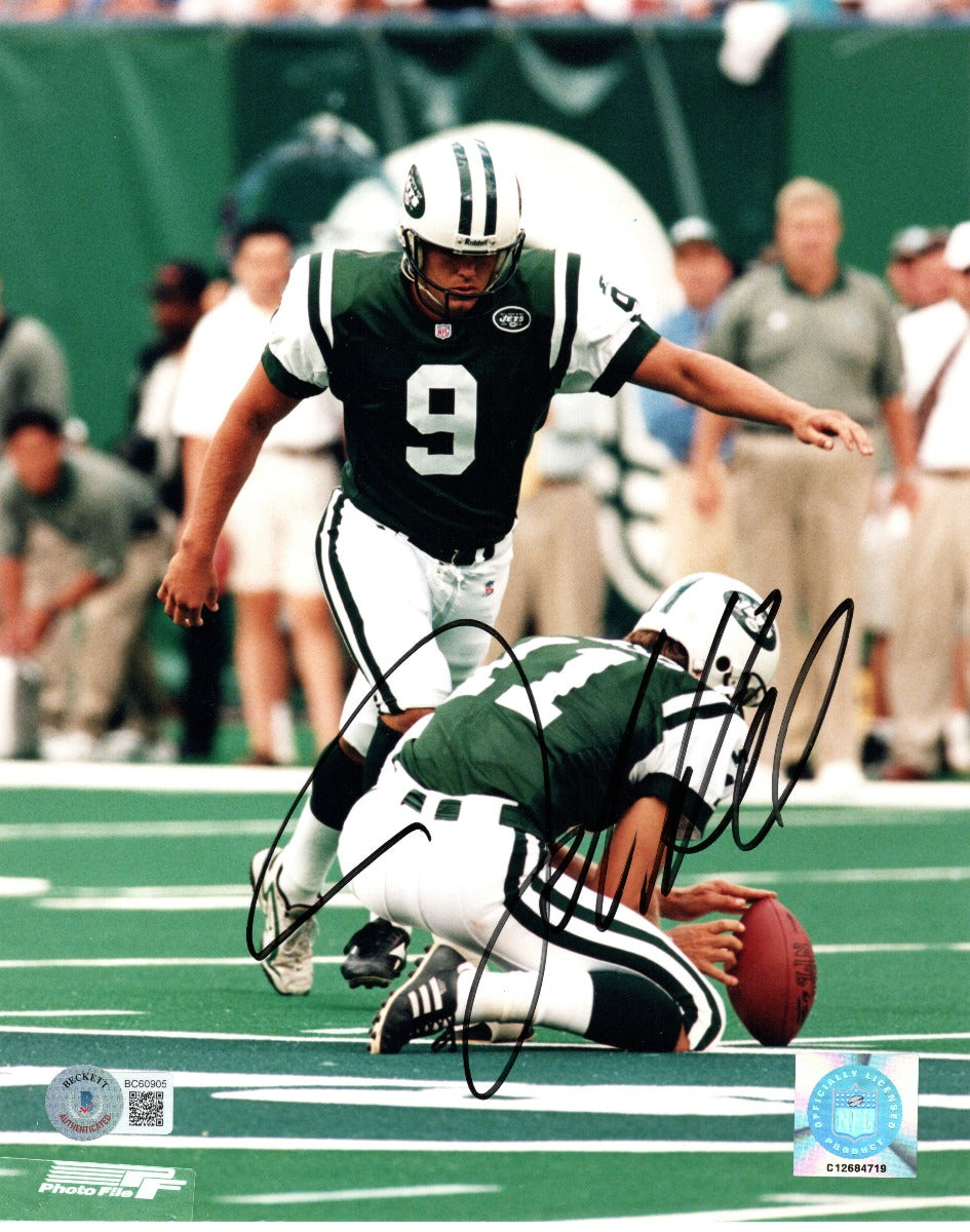 John Hall Autographed New York Jets 8x10 Photo Beckett Authenticated