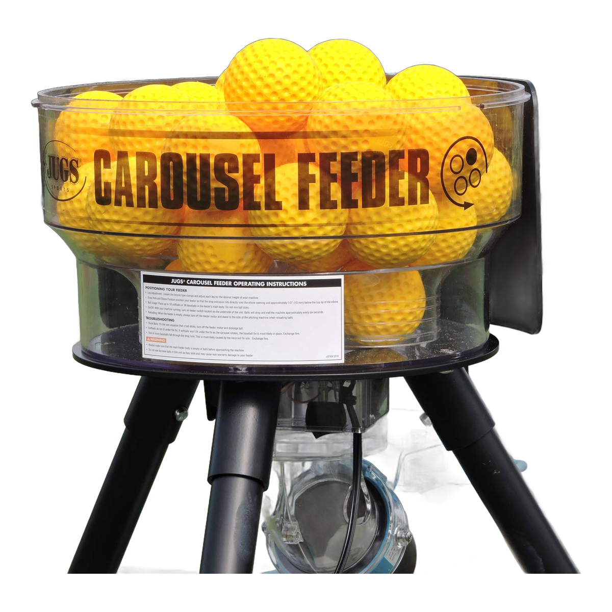 JUGS Carousel Feeder for Pitching Machines - front view