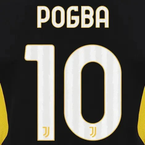 Juventus 2023/24 Away Pogba #10 Youth Jersey Name Set
