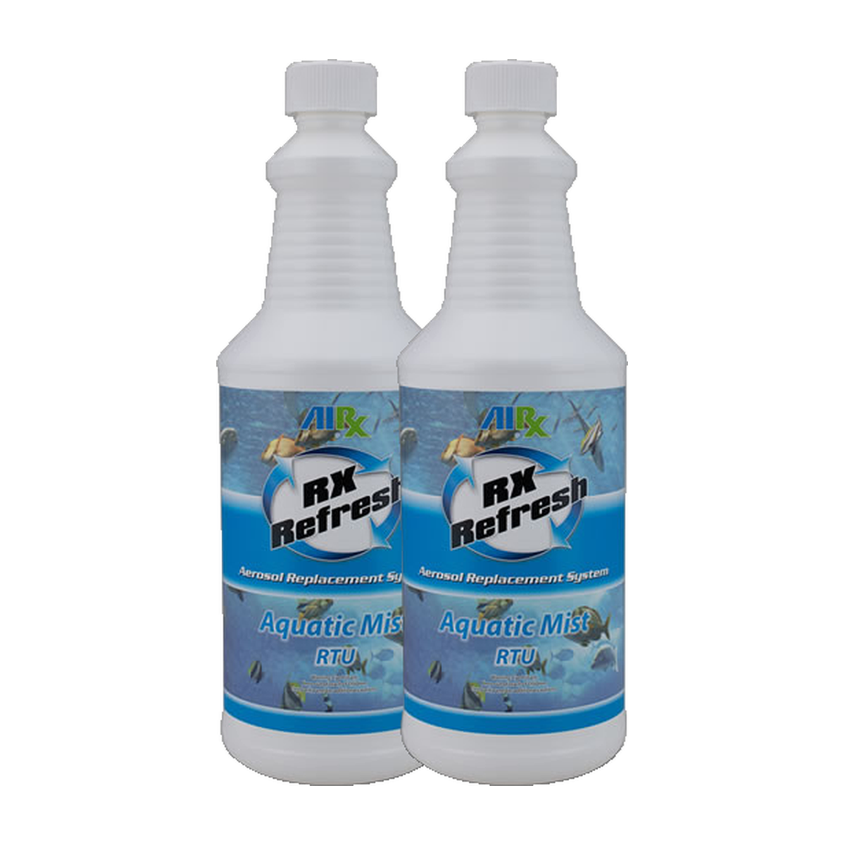 Kennedy RX Refresh Odor Eliminator Spray, 1 Quart, Pack of 2 - Aquatic Mist