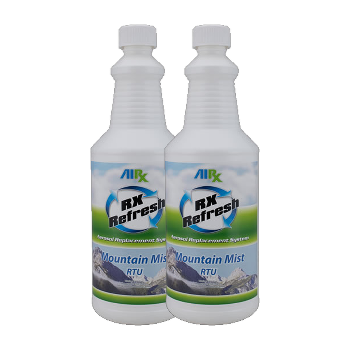 Kennedy RX Refresh Odor Eliminator Spray, 1 Quart, Pack of 2 - Mountain Mist
