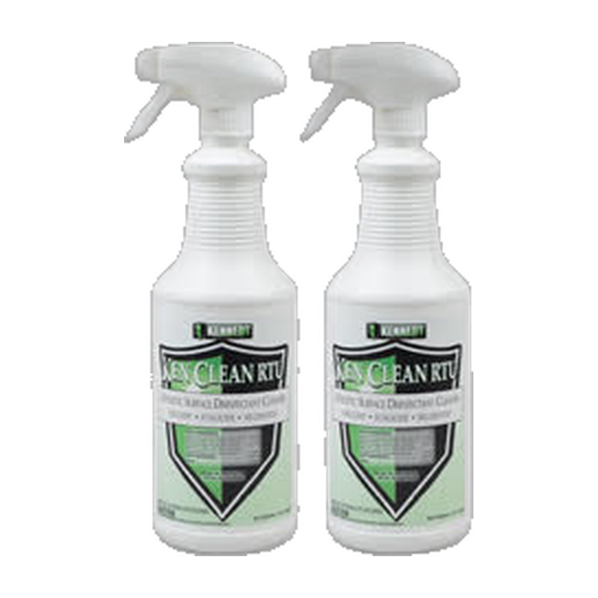 Kennedy KenClean RTU Spray Disinfectant Cleaner - 1 Quart with Sprayer (Pack of 2)
