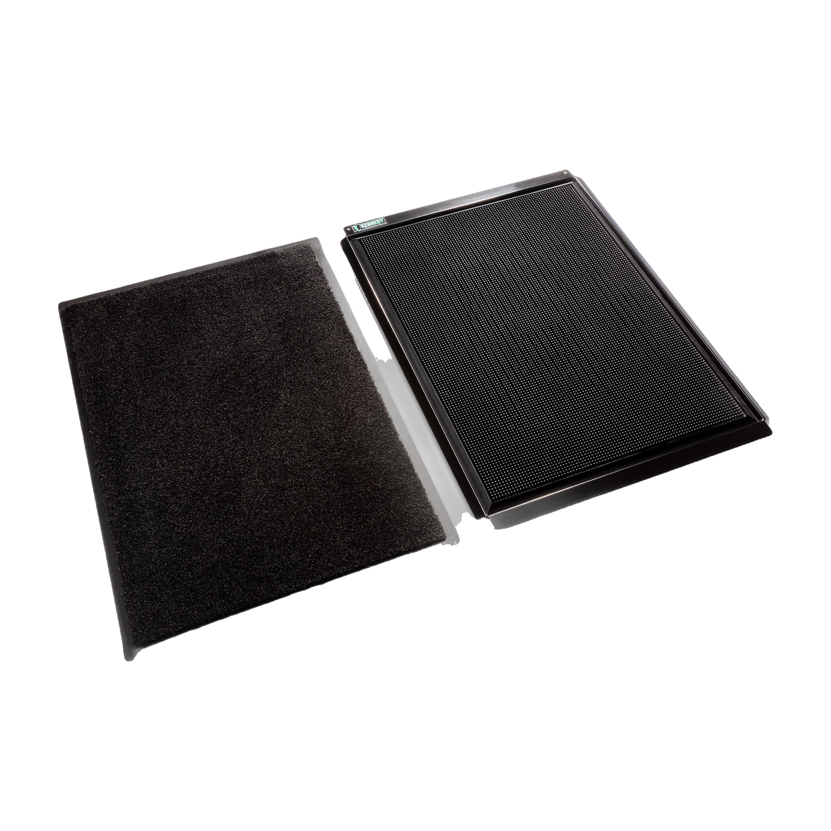 Kennedy The Sole Mat Shoe Cleaning Set, 36 x 27 in and 24 x 36 in Mats - Front view
