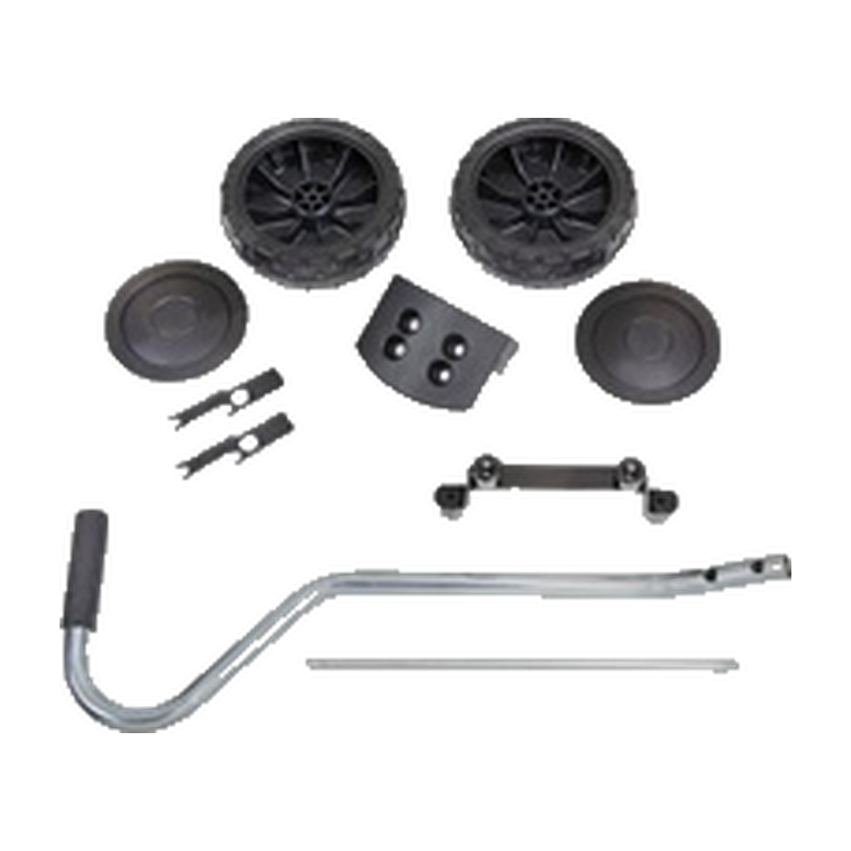 Kennedy Spray-N-Roll Assembly Hardware - Front view