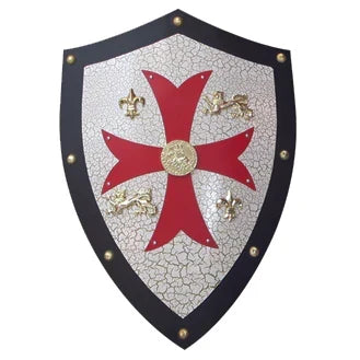 Knights Templar Heater Shield – 60 Inch Crusader Replica