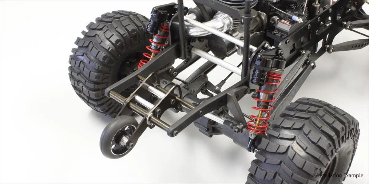 Kyosho - CNC Wheelie Tire Set (MAD Series/FO-XX) - View 2