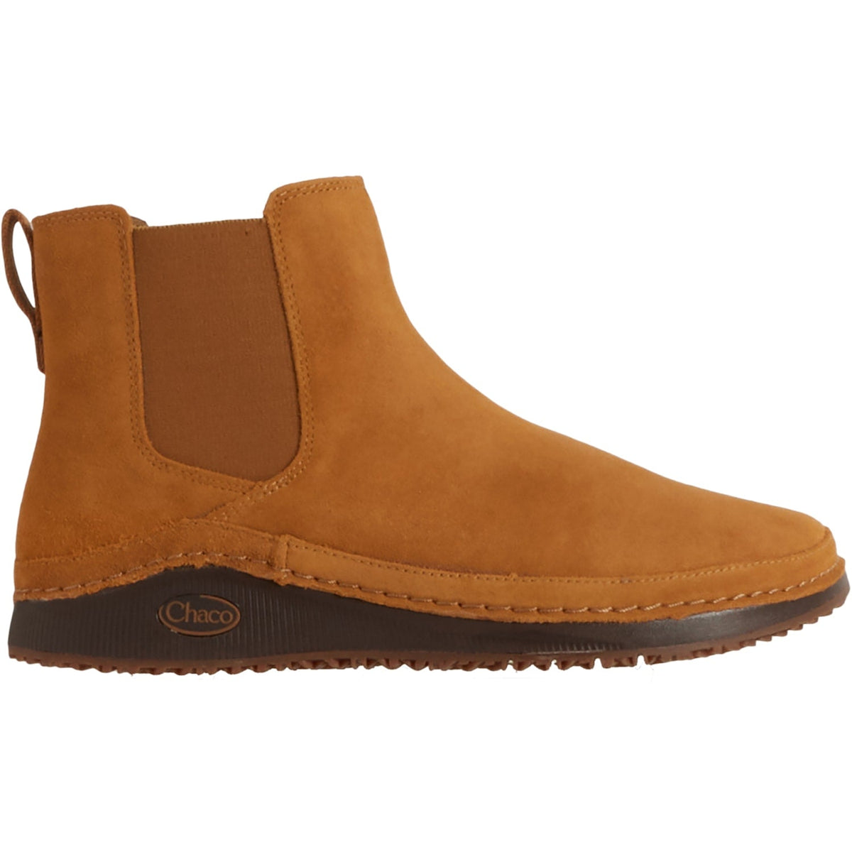 Chaco Paonia Chelsea Men's Boots — Cinnamon Brown Waterproof Suede