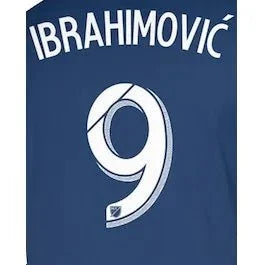 LA Galaxy 2015/19 Away Ibrahimovic #9 Youth Jersey Name Set
