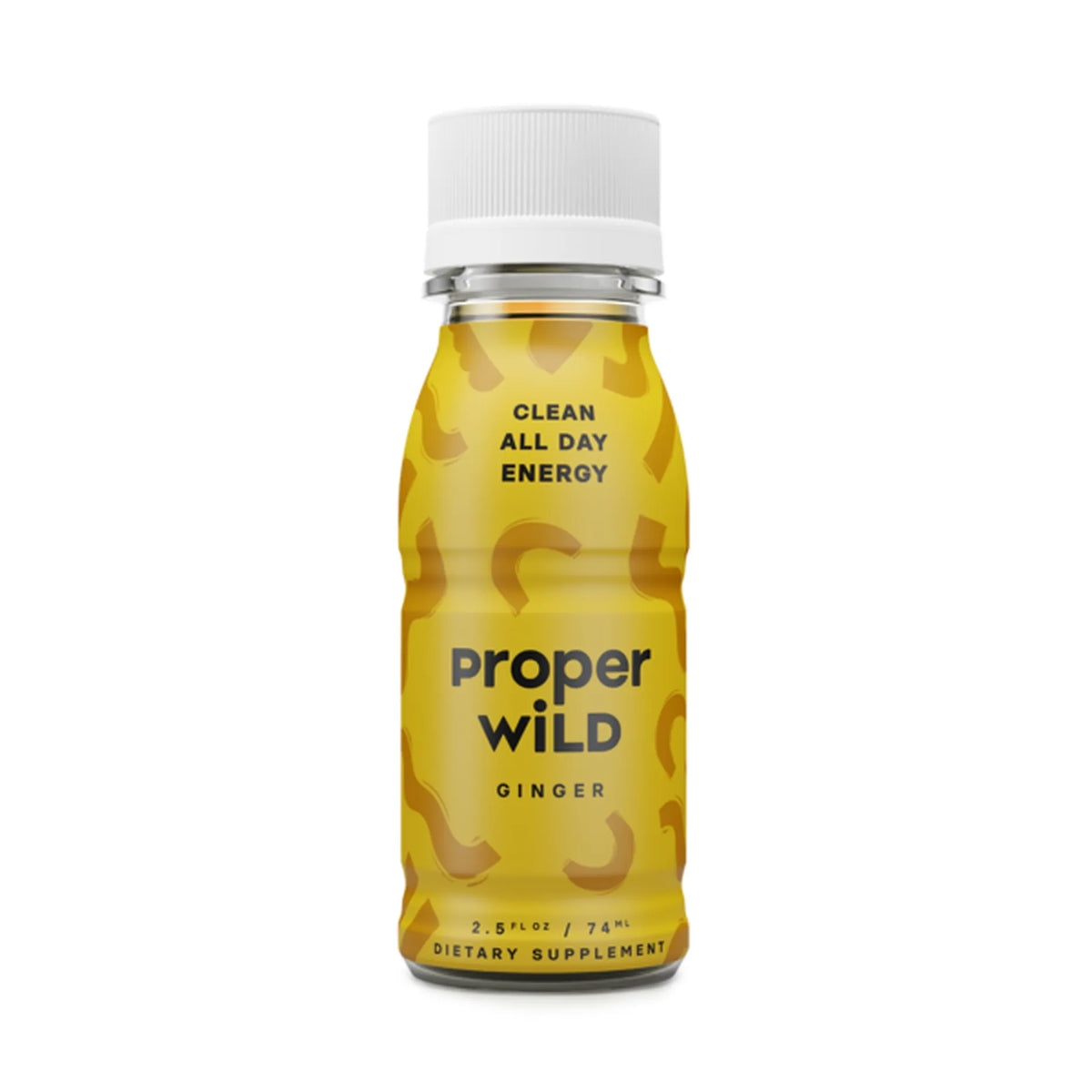 Proper Wild Ginger Energy Shot, 2.5 fl oz (Case of 12)