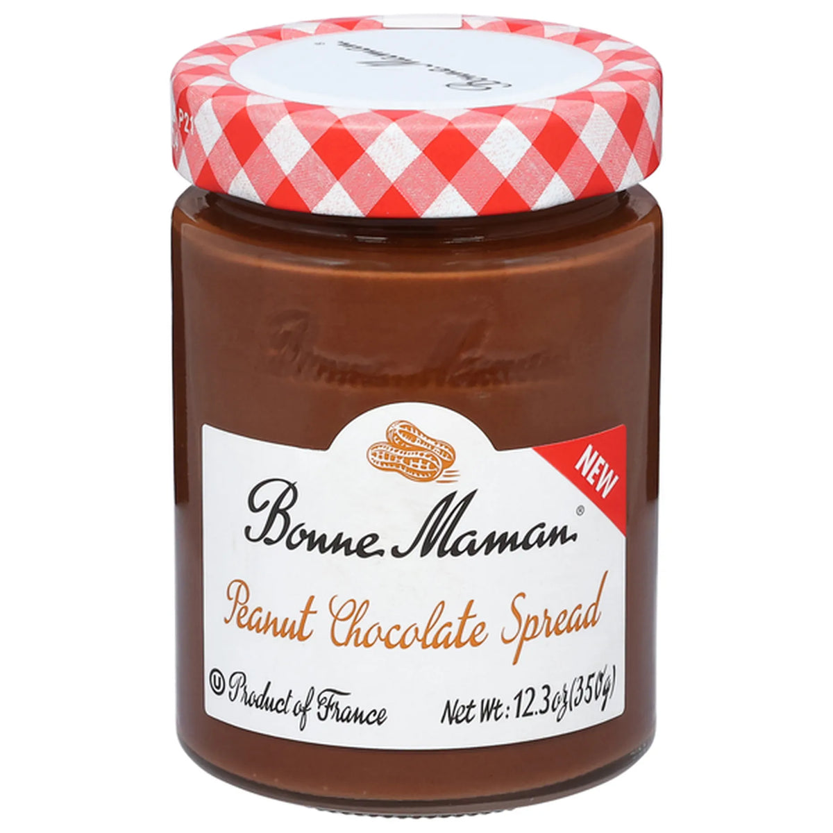 Bonne Maman Peanut Chocolate Spread, 12.3 oz (Case of 6)