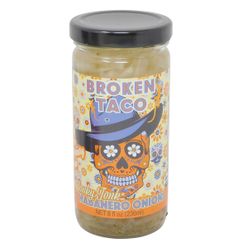 Broken Taco Onions Habanero Hot Sauce - (8 Oz) - 6 Pack