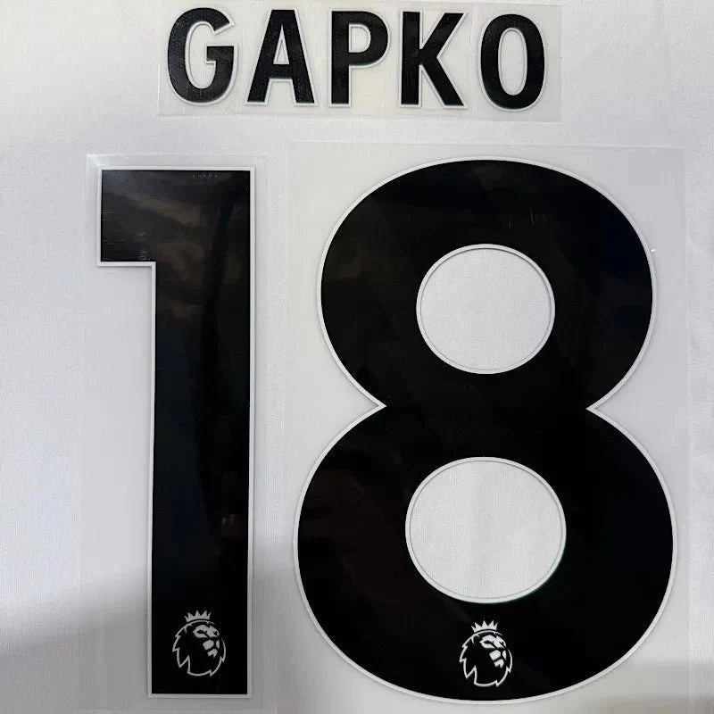 Liverpool 2023-Away Gakpo #18 Youth Jersey Name Set-Black