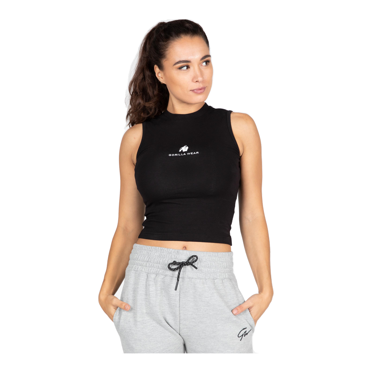 Livonia Crop Top -Black product photo