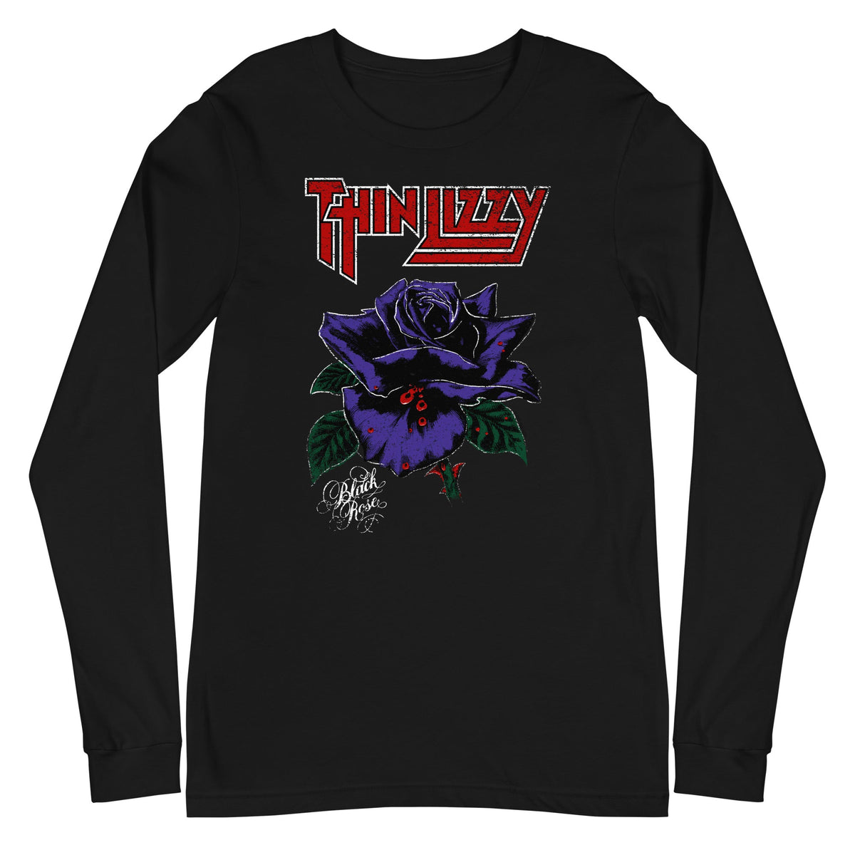 Thin Lizzy - Purple Rose Long Sleeve T-Shirt