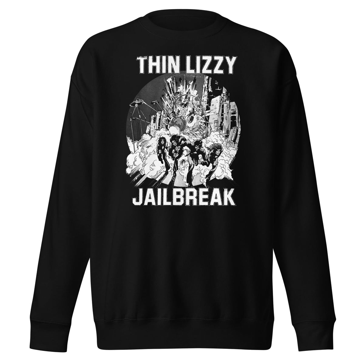 Thin Lizzy - White Jailbreak Sweatshirt