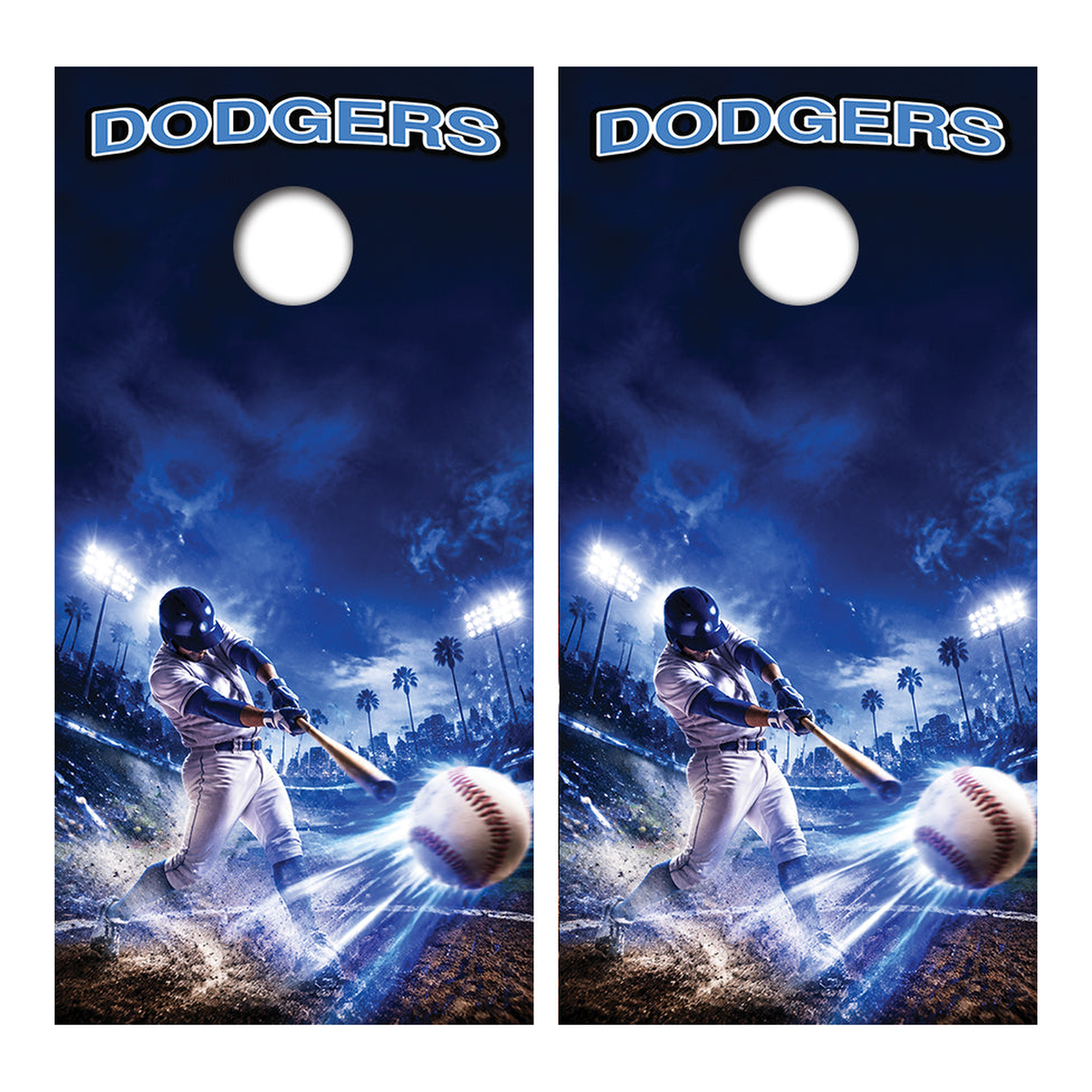 Los Angeles Dodgers Baseball Inspired Cornhole Design - Corn5240 - Great Call Athletics