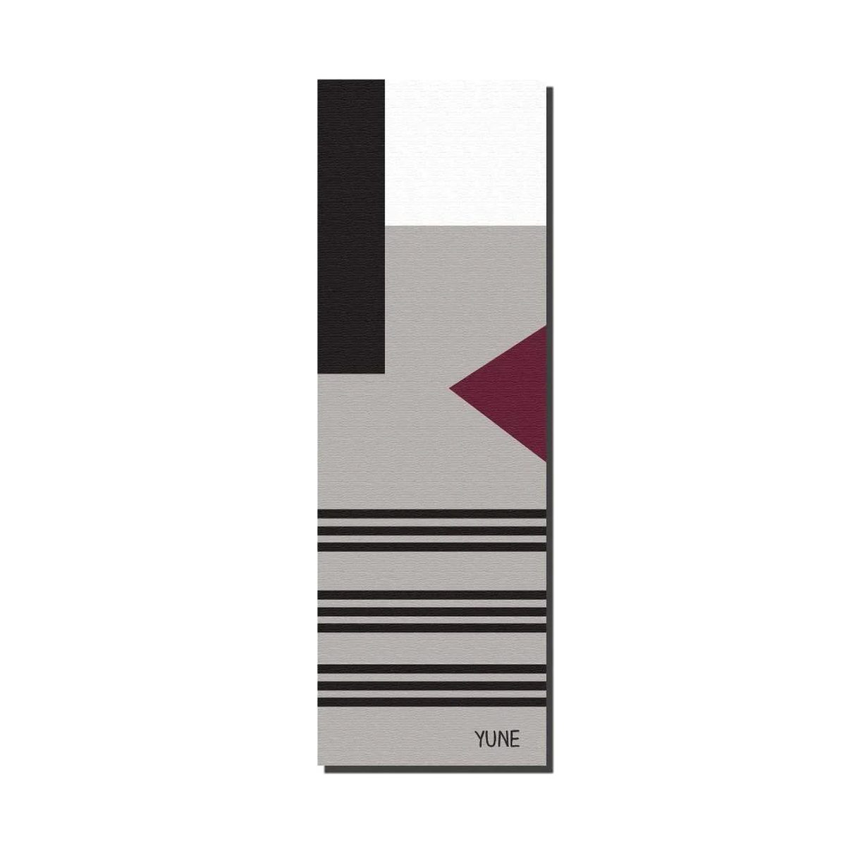 Lunar Balance — IR77 Gray Cushioned Yoga Mat product photo
