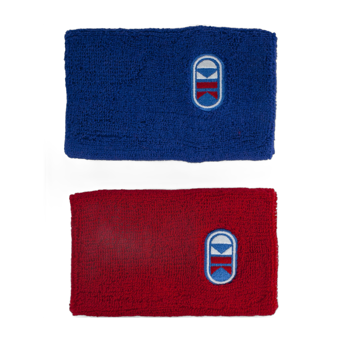 Cliff Keen M112 Freestyle Wrestling Referee Wristbands - Red and Blue Pair