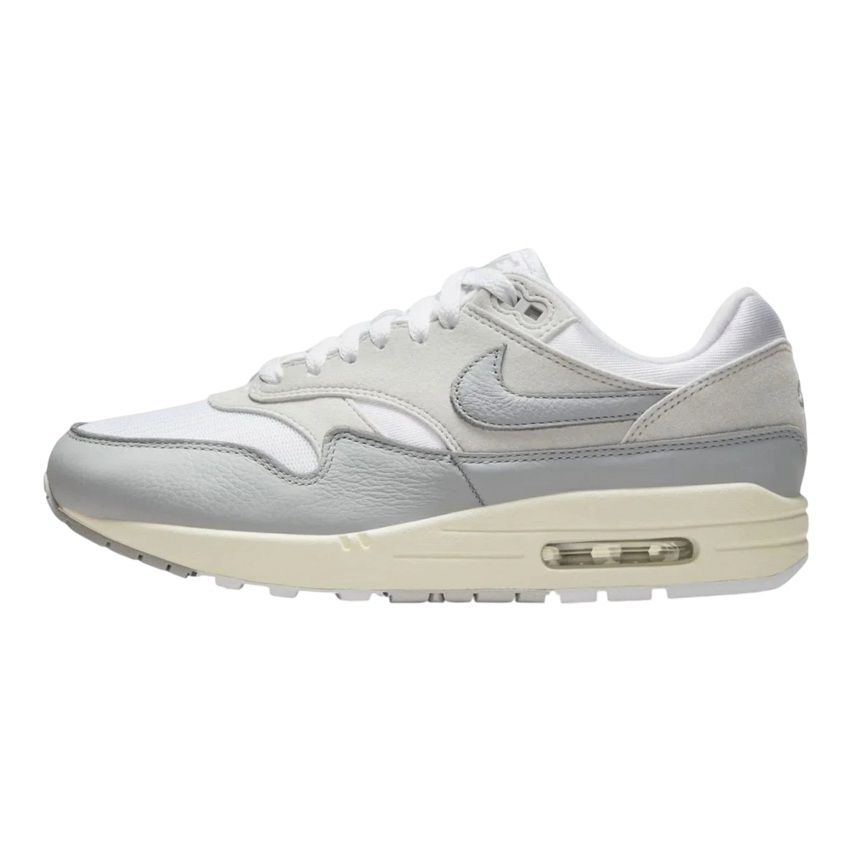 Nike Air Max 1 '87 Women's Sneakers — Pure Platinum/Light Smoke Grey Low-Top