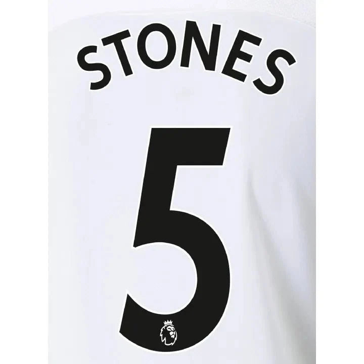 Manchester City 2021/ 22 Away Stones #5 Jersey Name Set-Black