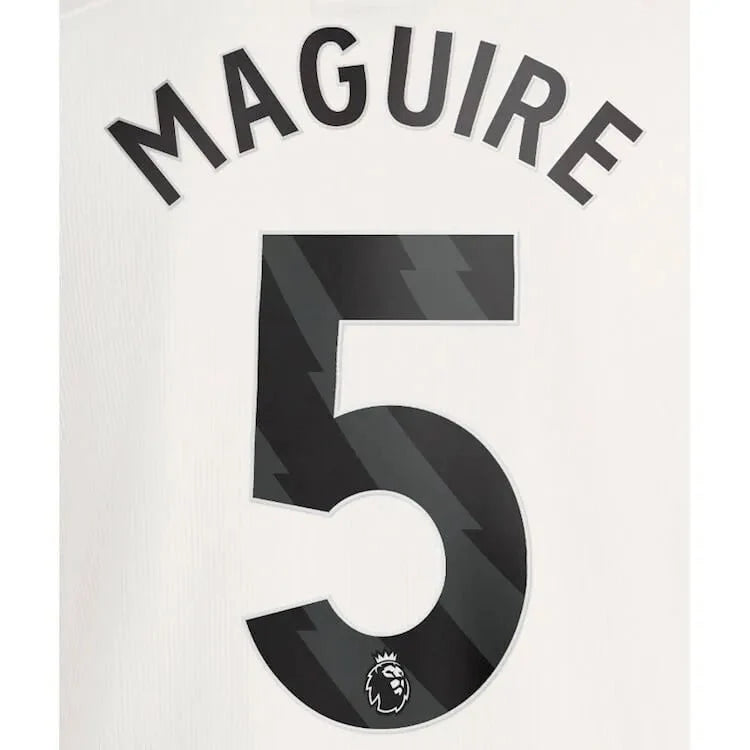 Manchester United 2023-Third Maguire #5 Jersey Name Set-Black