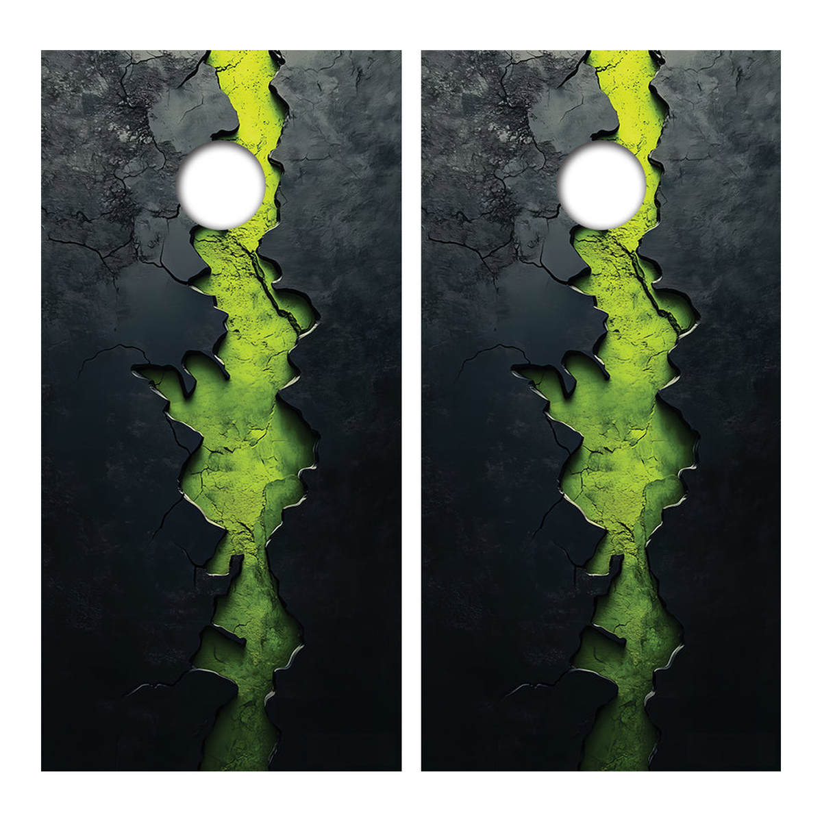 Marble and Green Lava Cornhole Design - Corn5108 - Great Call Athletics