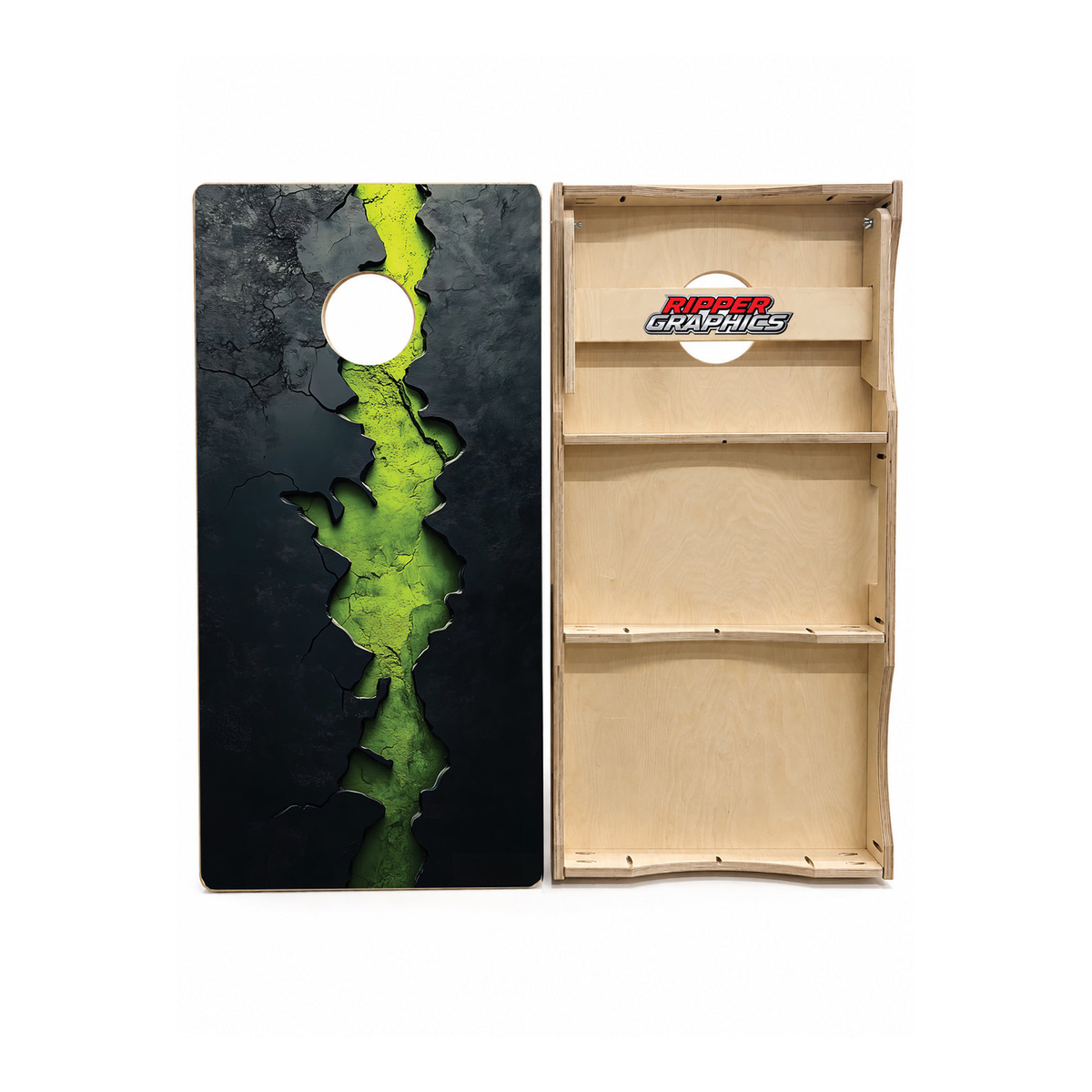 Marble and Green Lava Cornhole Design - CH5108 - Great Call Athletics