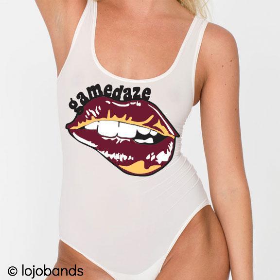 Maroon & Yellow Gamedaze Bodysuit