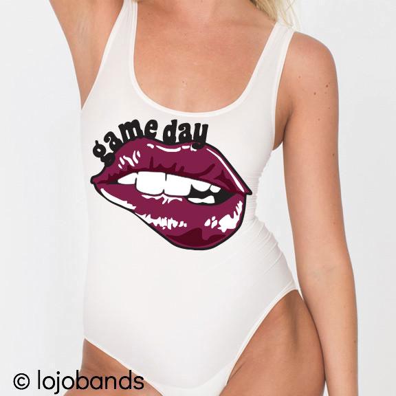 Maroon & Black Game Day Bodysuit