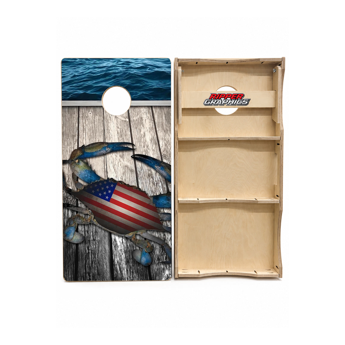 Maryland Crab Flags Cornhole Design - CH4196 - Great Call Athletics
