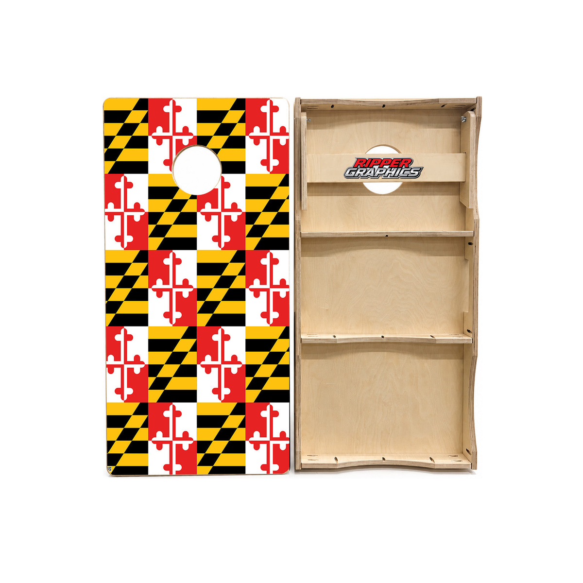 Maryland Flag Cornhole Design product photo