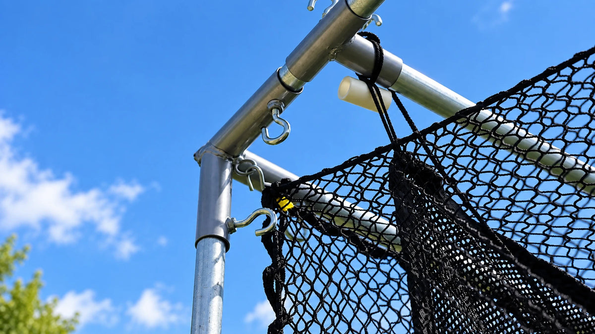 Cimarron 20x10x10 Masters Golf Net with Complete Snap Pin Frame - Alternate View 5