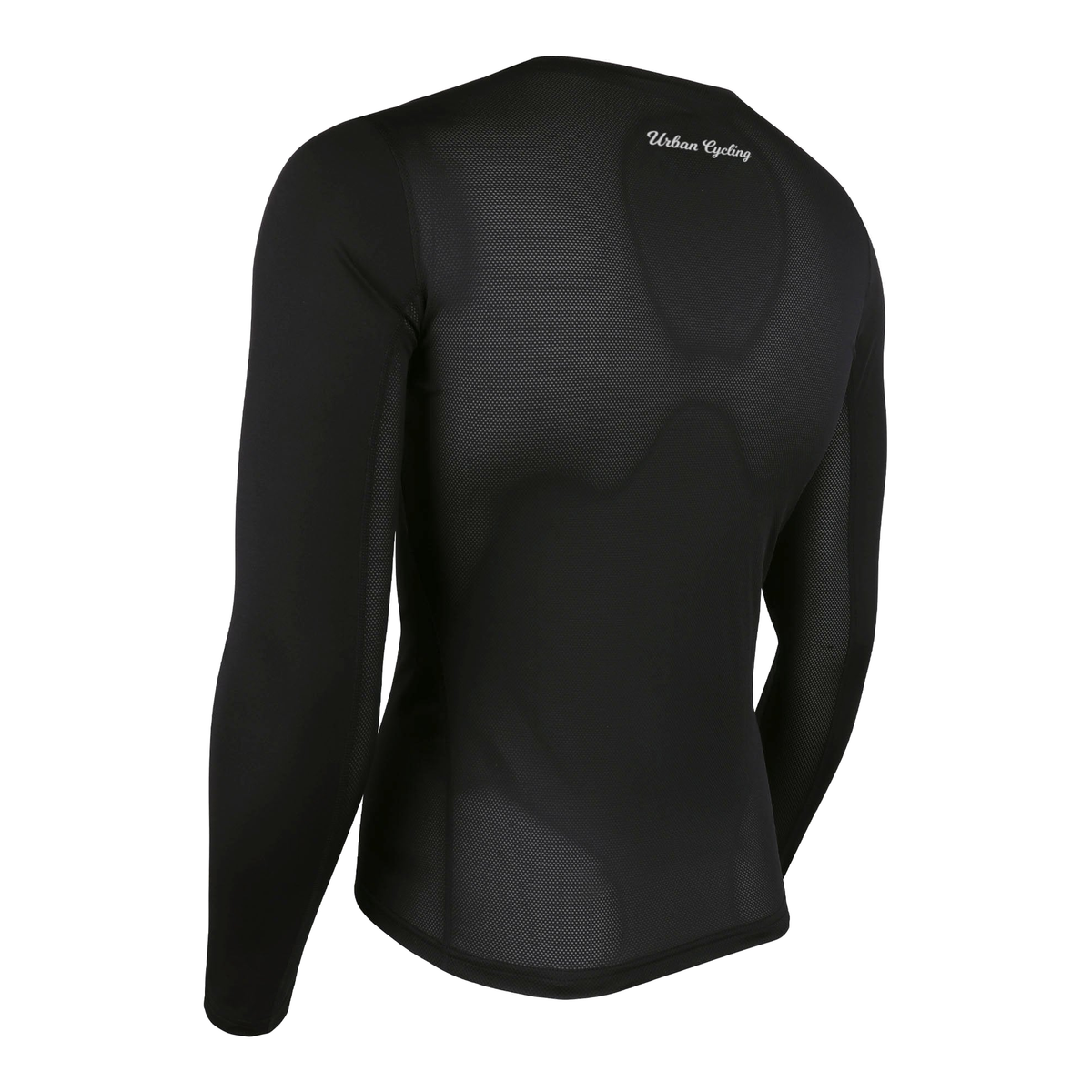 Men's Mesh Base Layer - Black Long Sleeve Cycling Undershirt - Great Call Athletics