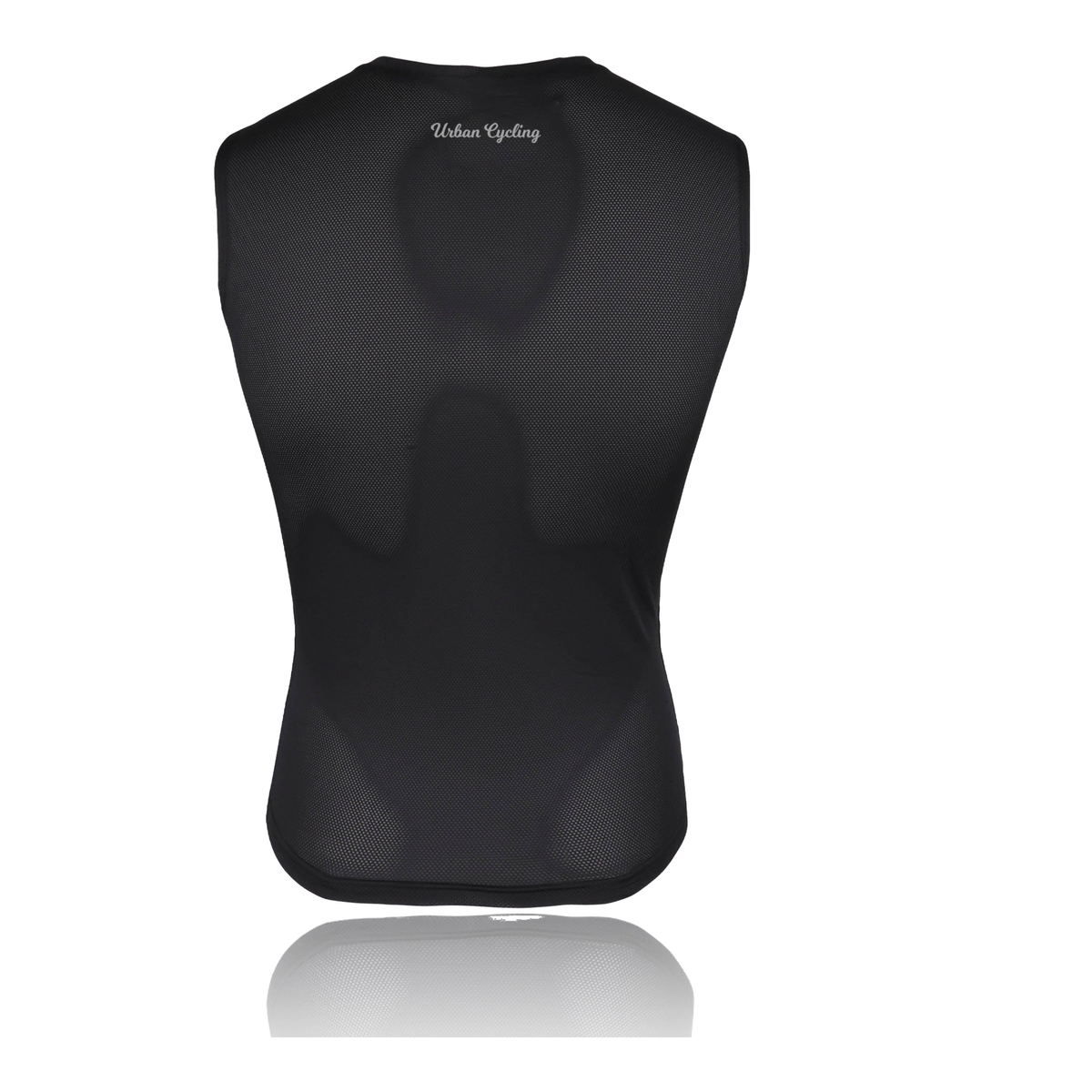 Men's Mesh Base Layer - Black Sleeveless Cycling Undershirt - Great Call Athletics