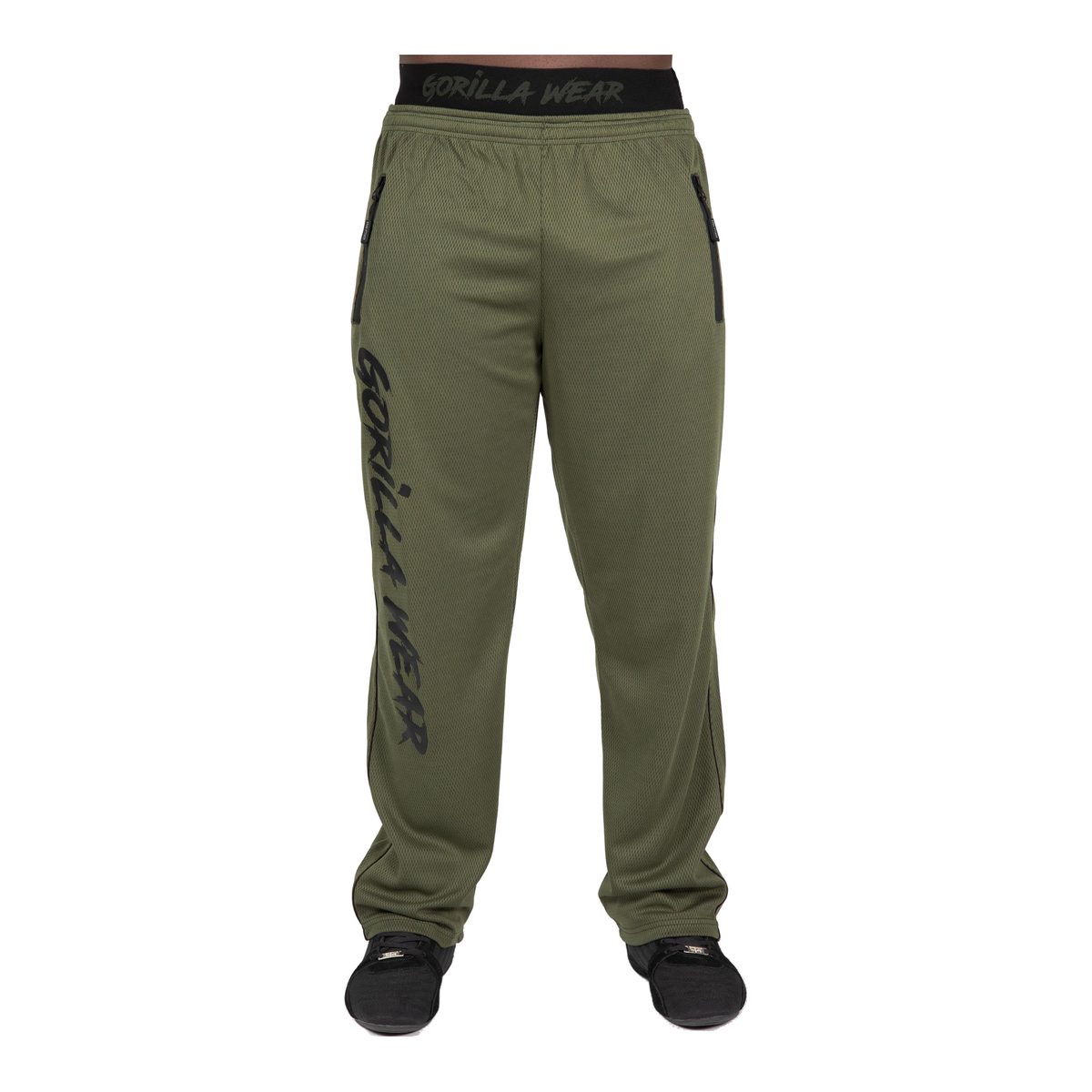 Mercury Mesh Pants - Army Green/Black product photo