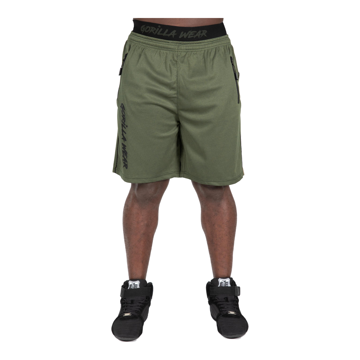 Mercury Mesh Shorts - Army Green/Black product photo