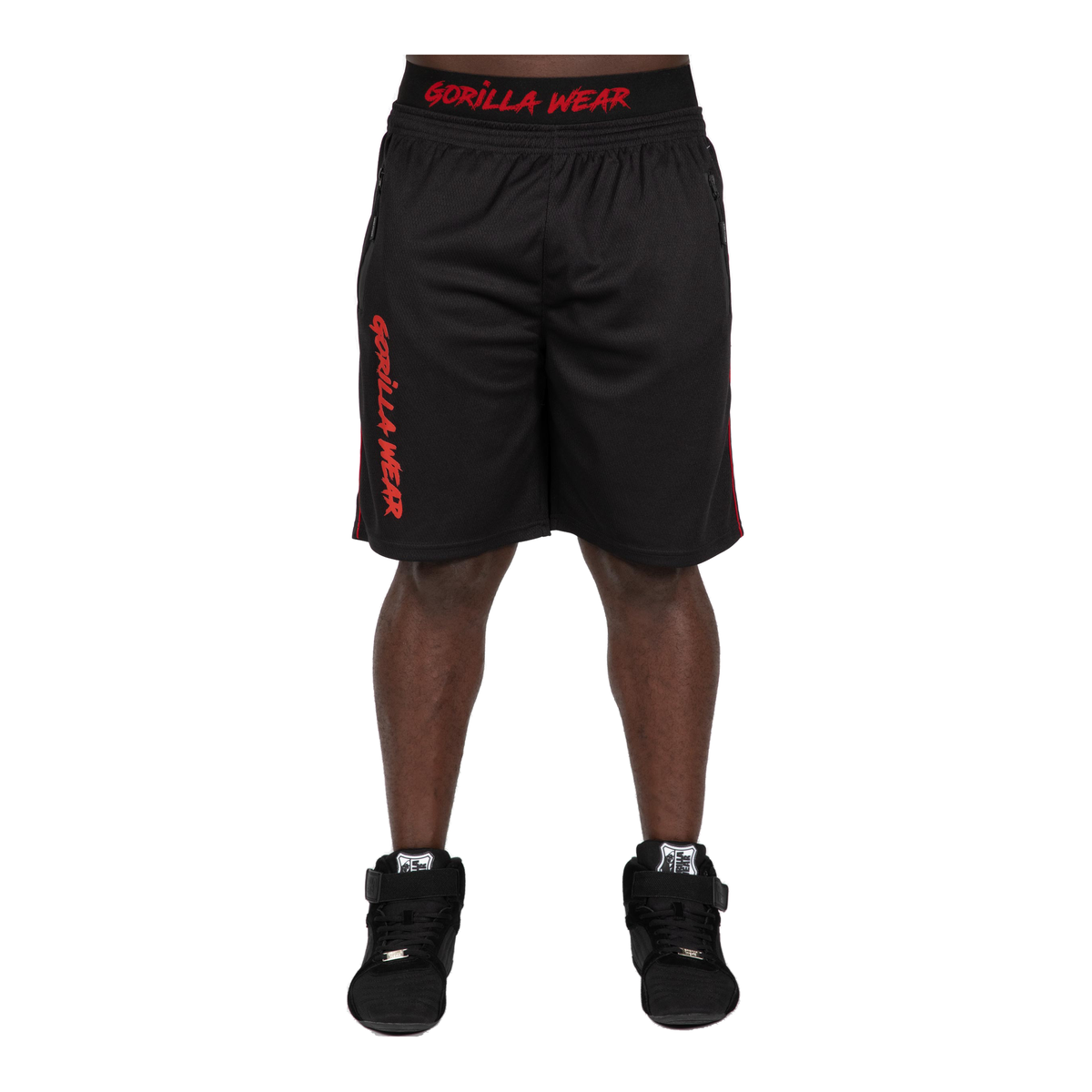 Mercury Mesh Shorts - Black/Red product photo