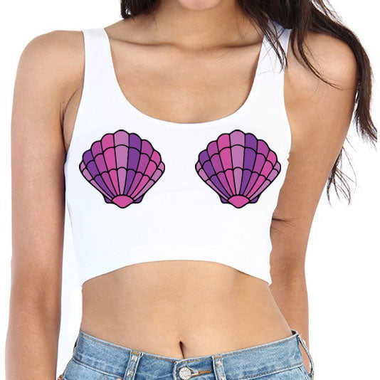 Mermaid Crop Tank Top